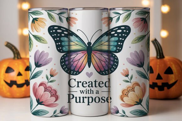 Butterfly Floral Faith Tumbler Wrap Review