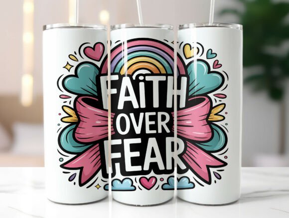 Christian Faith over Fear Tumbler Wrap Review for Real Projects