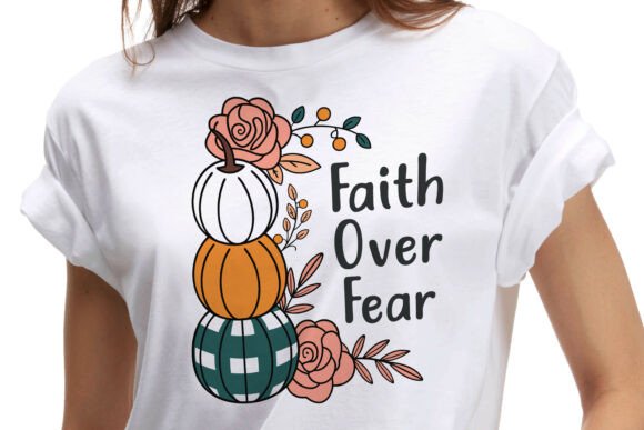 Faith over Fear Pumpkin Stack Quote Review: A Faith-Based Autumn Embroidery Design