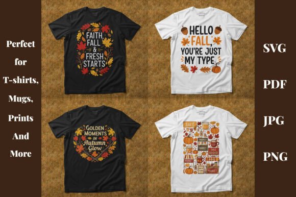 Fall Autumn SVG PNG Bundle – Vol. 24 Review for Real Projects