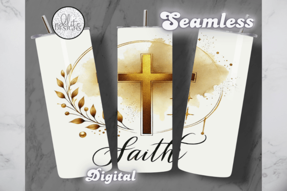 Review of Faith Religious Cross Tumbler Wrap for Embroidery Projects