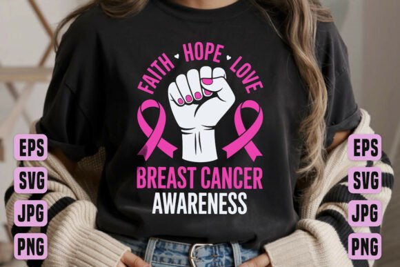 Reviewing Faith Hope Love Pink Ribbon Vector for Real Embroidery Projects