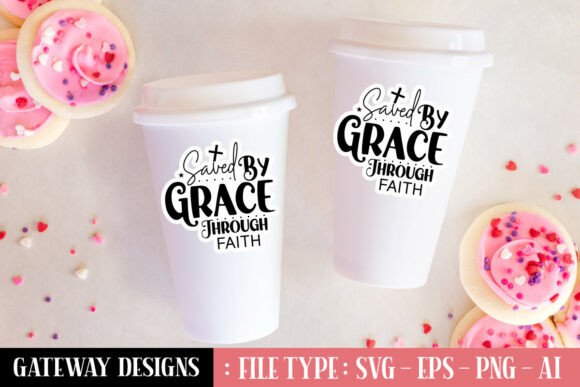 Saved by Grace Through Faith Sticker Review for Real Projects