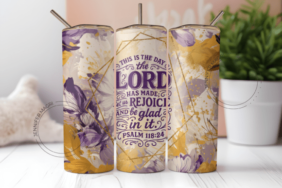 Tumbler Wrap Christian Faith Purple Review