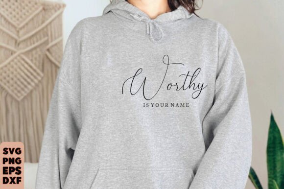 Worthy is Your Name Shirt: A Faithful Embroidery Design for Real Projects
